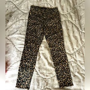 J Brand Leopard Print Jeans